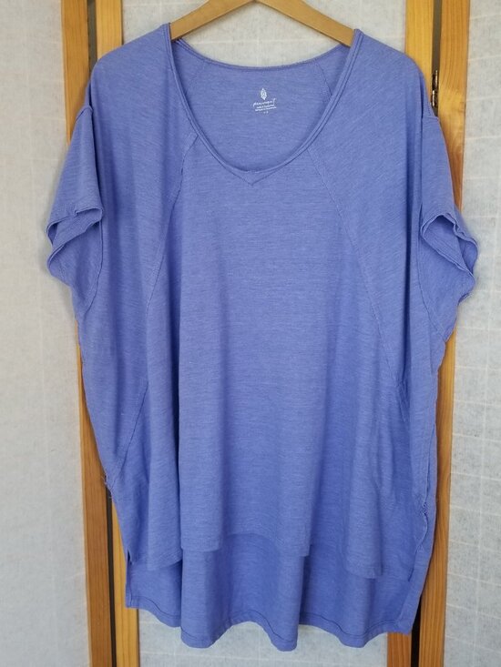 Free People Tops - FP Free People Movement City Vibes Oversized T-Shirt Small Purple